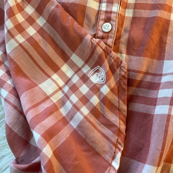 Kuhl short sleeve button up plaid shirt - Picture 8 of 14